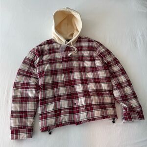 KITH Men’s Red and Off-White Hoodie Sweatshirt - Large - Mint w Tags